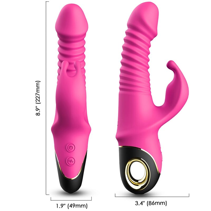 ARMONY - ZING VIBRATING DILDO RABBIT FUCHSIA