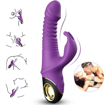 ARMONY - ZING VIBRATING DILDO RABBIT VIOLET