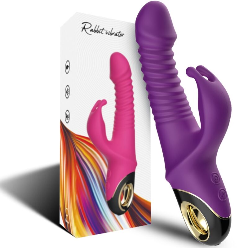 ARMONY - ZING VIBRATING DILDO RABBIT VIOLET