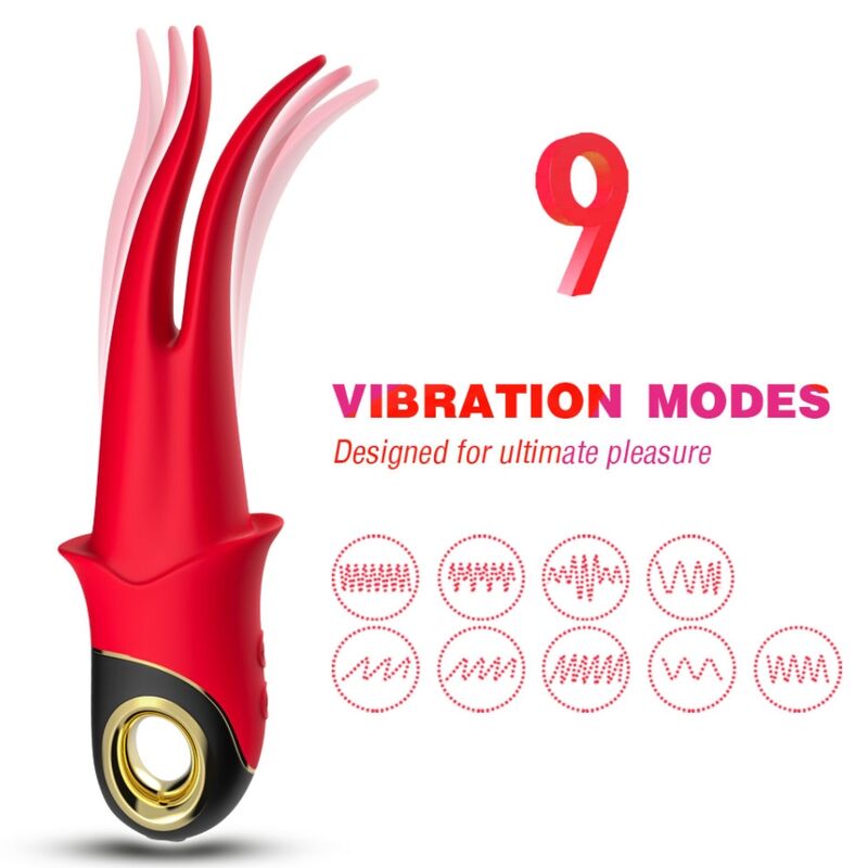 ARMONY - SHADOW VIBRATOR CLAMP RED