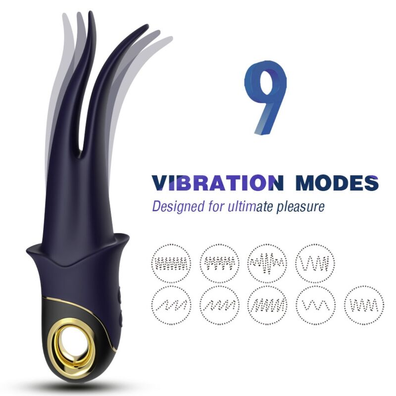 ARMONY - SHADOW DARK BLUE CLAMP VIBRATOR