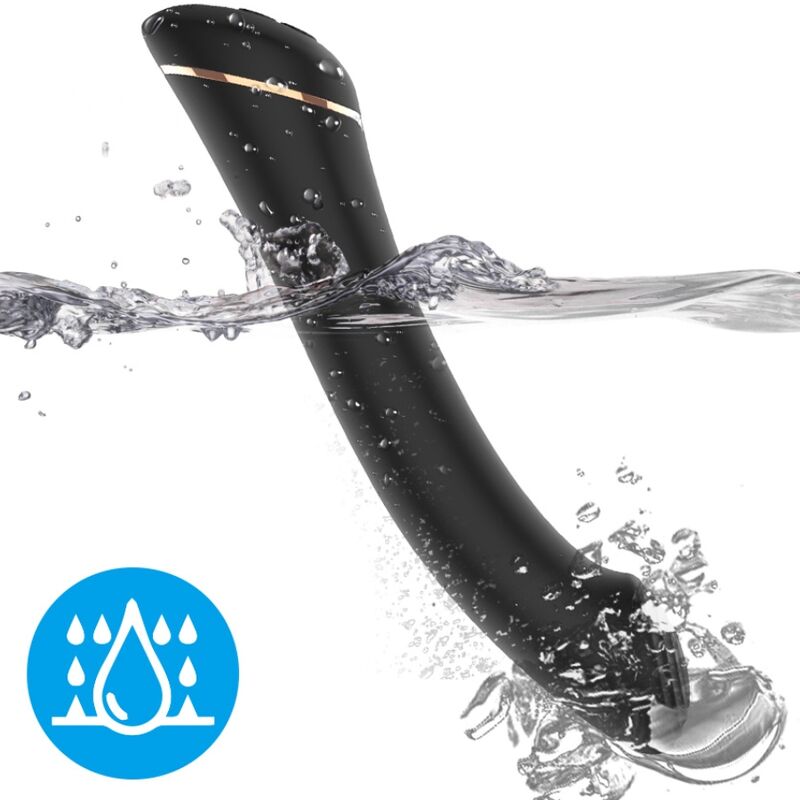 ARMONY - BLACK SILICONE FLAT HEAD VIBRATOR