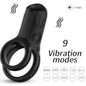 ARMONY - BLACK DOUBLE VIBRATING RING