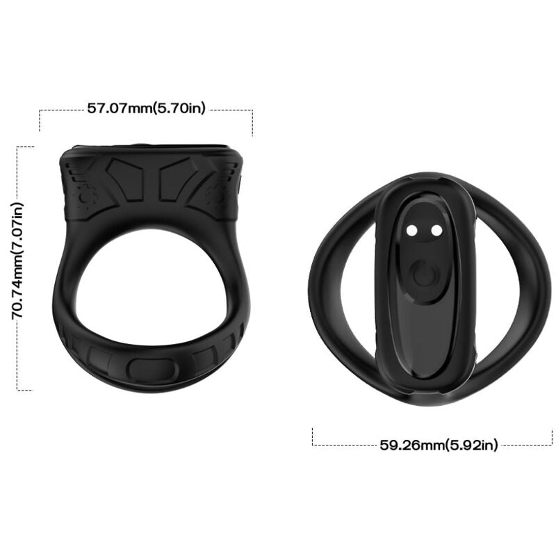 ARMONY - BLACK VIBRATING &amp; MULTI-POSITION RING