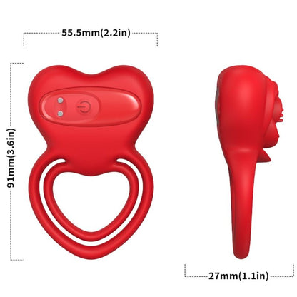 ARMONY - RED HEART VIBRATING RING