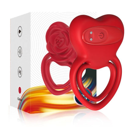 ARMONY - RED HEART VIBRATING RING