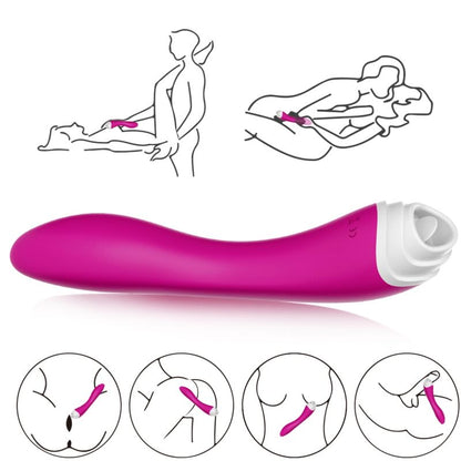 ARMONY - FAIRYLAND CLITORIS TONGUE STIMULATOR &amp; FUCHSIA VIBRATOR