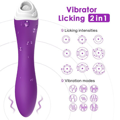 ARMONY - FAIRYLAND CLITORIS TONGUE STIMULATOR &amp; VIOLET VIBRATOR