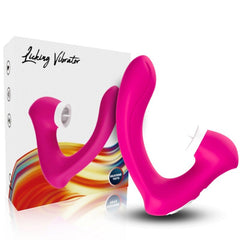 ARMONY - SECRETKISS CLITORIS TONGUE STIMULATOR & FUCHSIA CURVED VIBRATOR