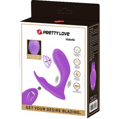 PRETTY LOVE - IDABELLE VIBRATION &amp; PULSATION REMOTE CONTROL VIOLET