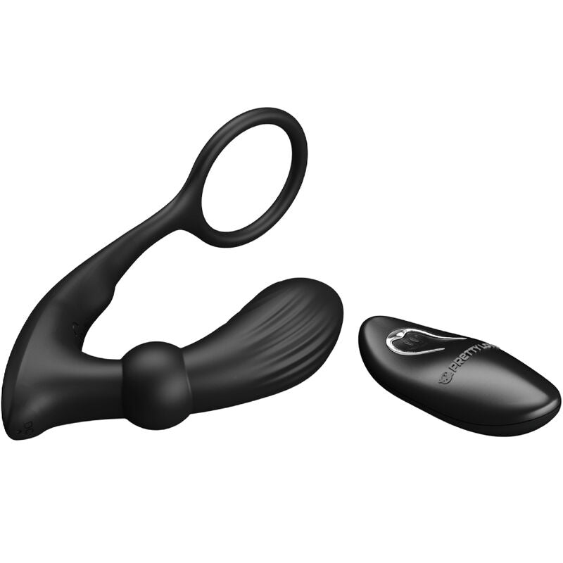 PRETTY LOVE - WARREN BLACK ANAL RING &amp; VIBRATOR