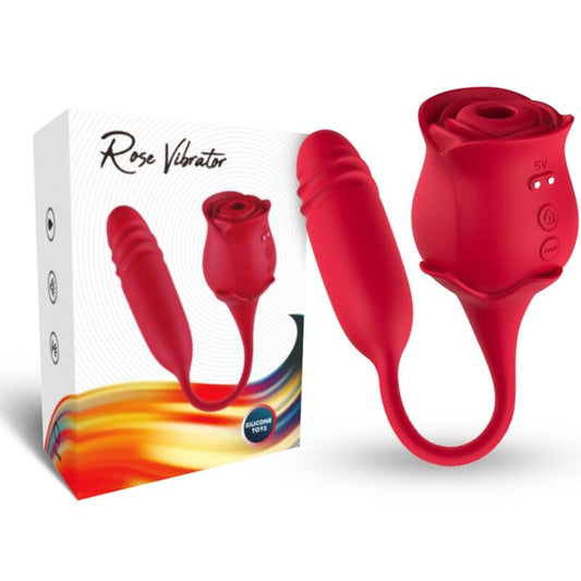 ARMONY - ROSEKNIGTH CLITORIS SUCKER &amp; VIBRATOR RED