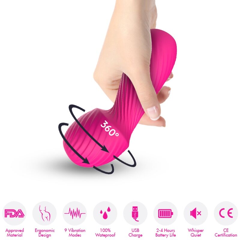 ARMONY - DAZZLE SMALL MASSAGER &amp; VIBRATOR FUCHSIA