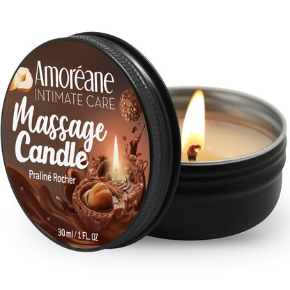 AMOREANE - PRALINE ROCHER MASSAGE CANDLE 30 ML