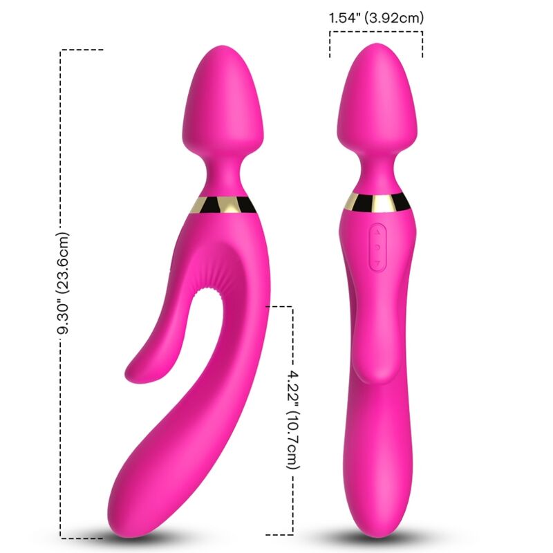 ARMONY - FUCSIA RABBIT MASSAGER &amp; VIBRATOR