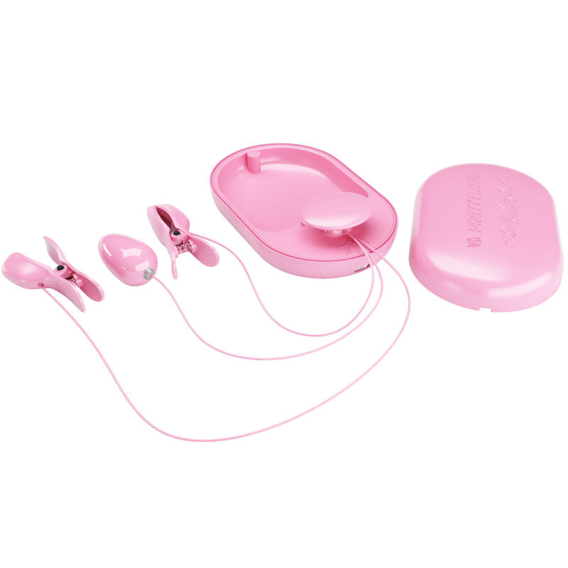 PRETTY LOVE - SURPRISE BOX PINK ELECTRO STIMULATION CLAMPS