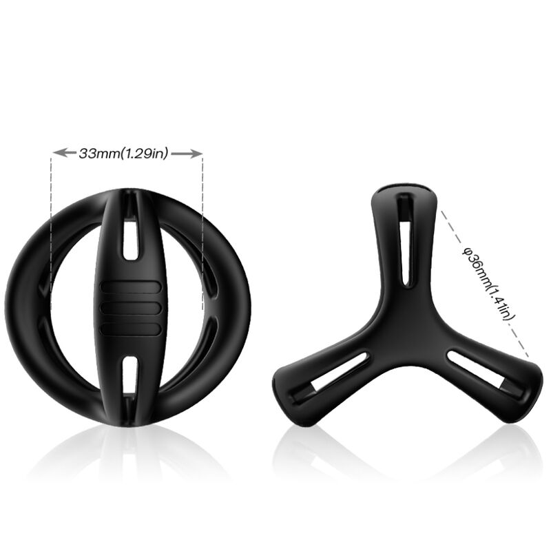 ARMONY - X-RING BLACK MULTIPOSITION RING