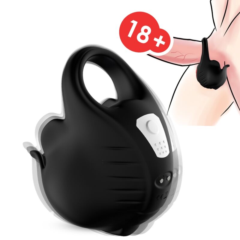 ARMONY - CUPPING RING VIBRATING REMOTE CONTROL BLACK