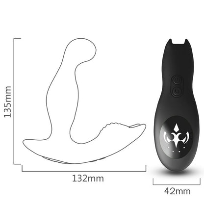 ARMONY - BAT KING ANAL VIBRATOR PROSTATE ROTATOR REMOTE CONTROL BLACK