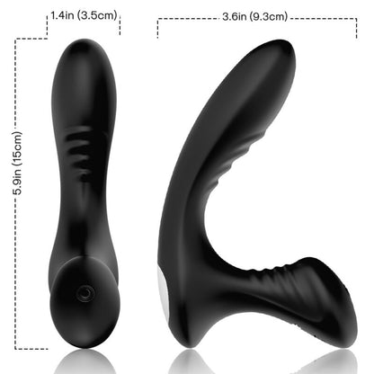 ARMONY - STORM ANAL PROSTATE VIBRATOR &amp; PLUG REMOTE CONTROL BLACK