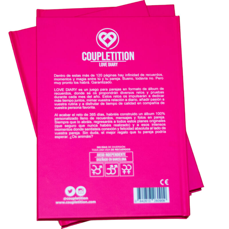 COUPLETITION - LOVE DIARY ALBUM OF MEMORIES &amp; WISHES FOR A COUPLE