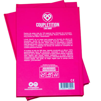 COUPLETITION - LOVE DIARY ALBUM OF MEMORIES &amp; WISHES FOR A COUPLE