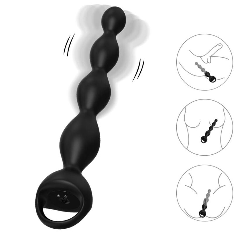 ARMONY - BLACK ANAL PLUG THIMBLE VIBRATOR