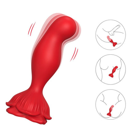 ARMONY - PINK VIBRATOR &amp; RED REMOTE CONTROL ANAL PLUG