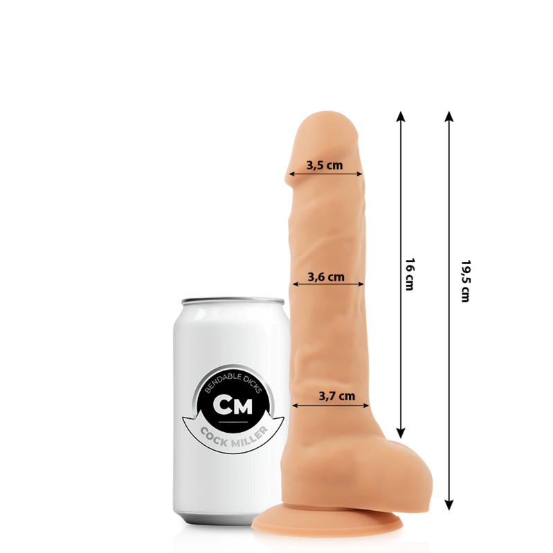 COCK MILLER - ARTICULABLE DENSITY SILICONE COCKSIL 19.5 CM