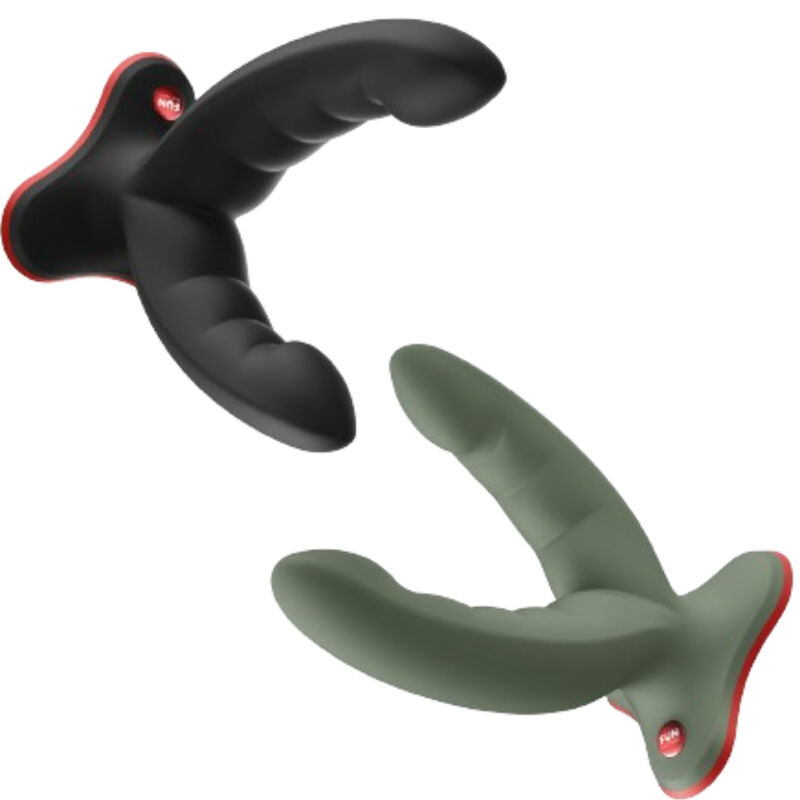 FUN FACTORY - RYDE DOUBLE DILDO &amp; MASSAGER GREEN