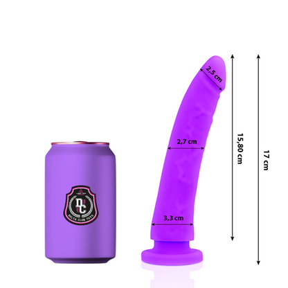 DELTA CLUB - LILAC DILDO TOYS MEDICAL SILICONE 17 CM -O- 3 CM