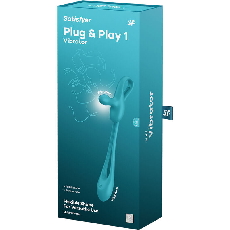 SATISFYER - PLUG &amp; PLAY 1 FLEXIBLE MULTIVIBRATOR