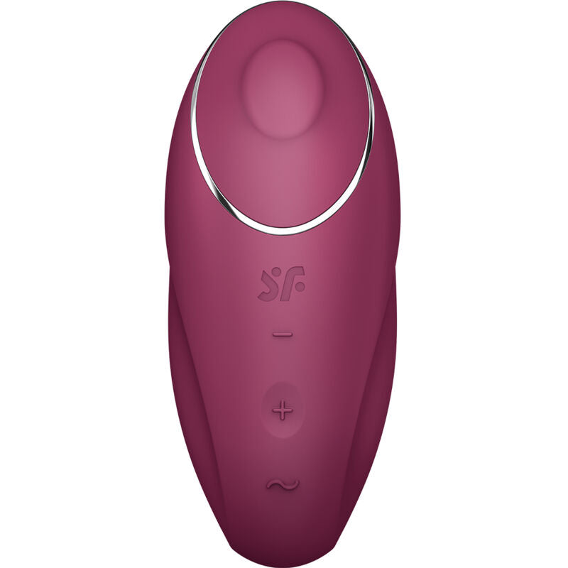 SATISFYER - TAP &amp; CLIMAX 1 LAY-ON VIBRATOR RED