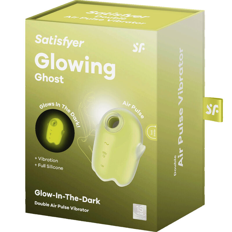 SATISFYER - GLOWING GHOST AIR PULSE &amp; YELLOW VIBRATOR