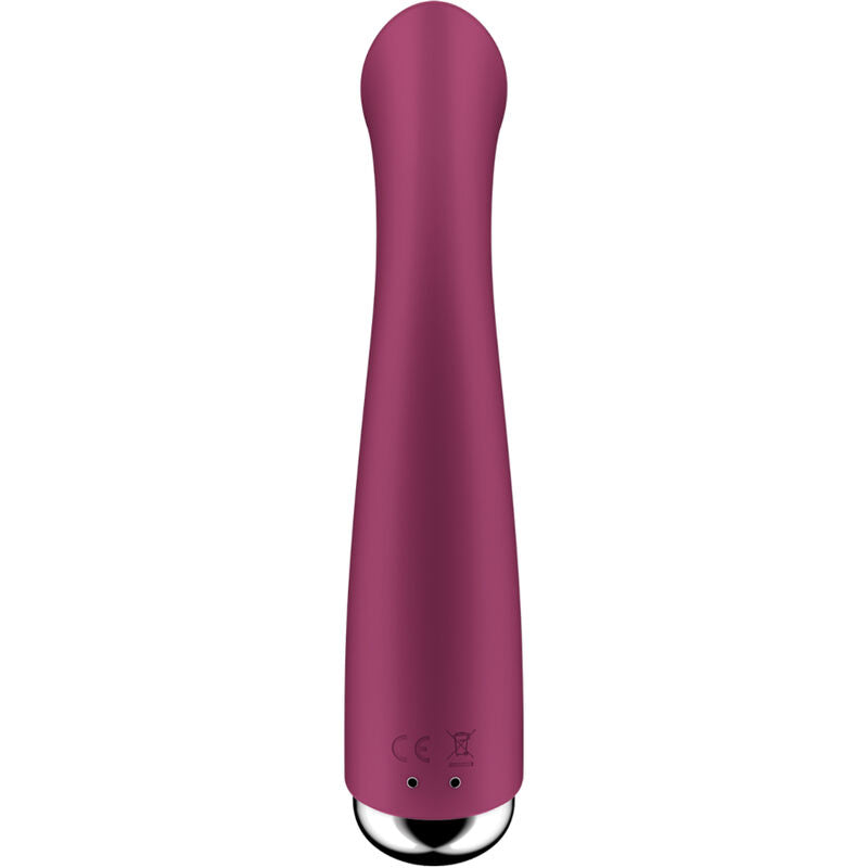 SATISFYER - SPINNING G-SPORT 1 VIBRATOR ROTATOR RED