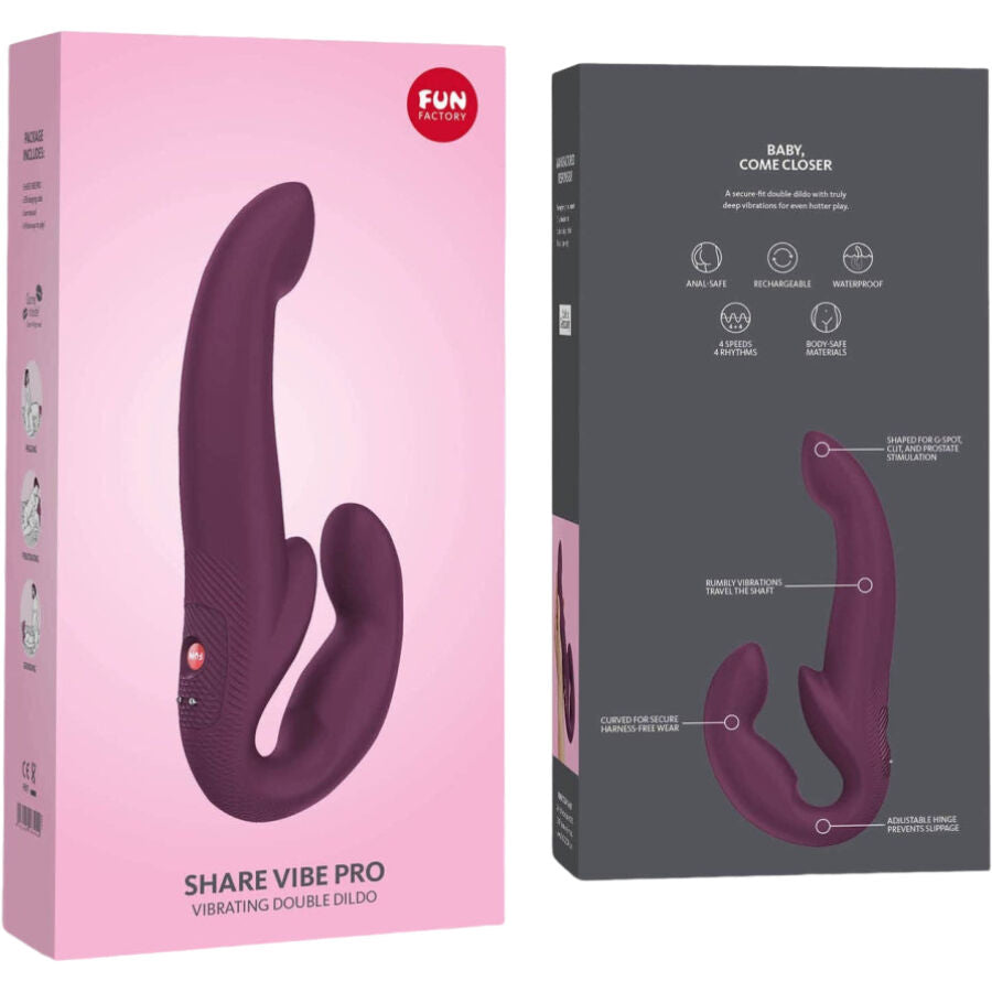 FUN FACTORY - SHARE VIBE PRO DOUBLE GARNET VIBRATOR