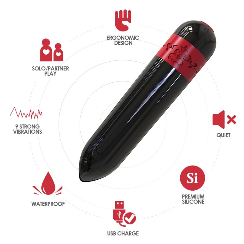 ARMONY - ROCKET VIBRATING BULLET REMOTE CONTROL BLACK