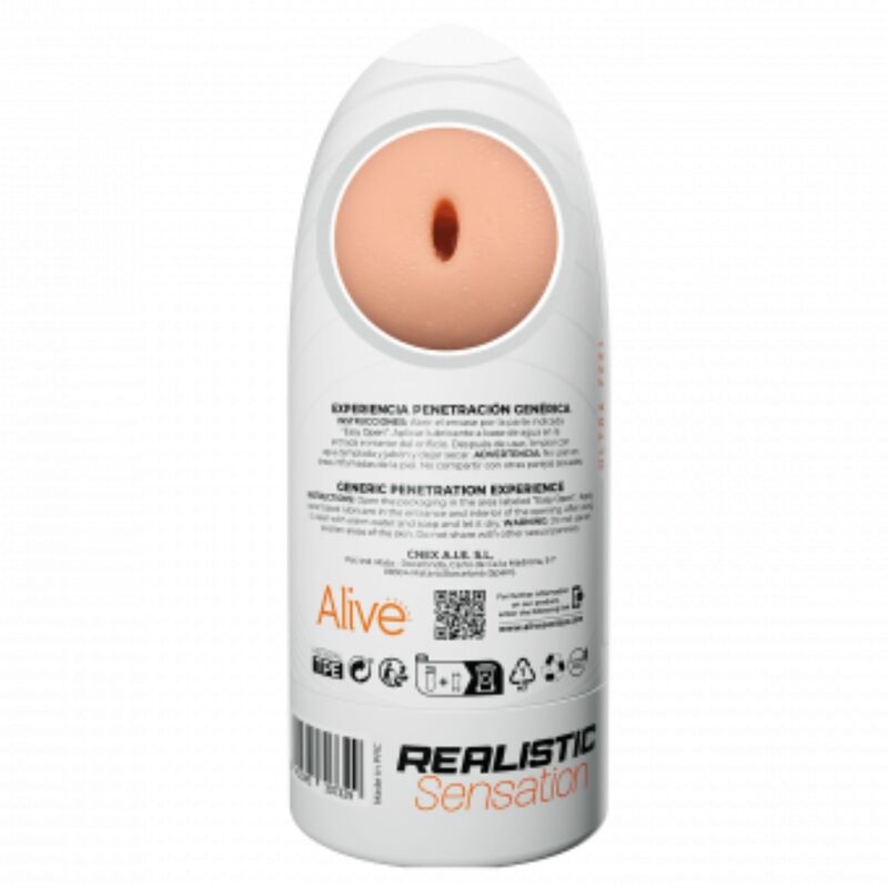 ALIVE - FLEX GENERIC MALE MASTURBATOR SIZE M