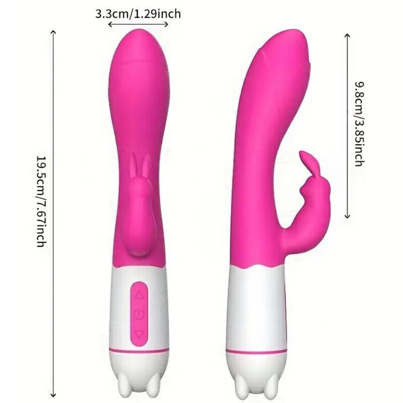 ARMONY - HAPPY VIBRATOR &amp; STIMULATOR RABBIT FUCHSIA