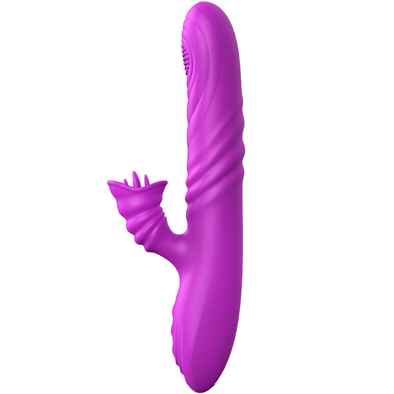 ARMONY - ANGELIA MULTIFUNCTION VIBRATOR WITH STIMULATING TONGUE AND VIOLET HEAT EFFECT