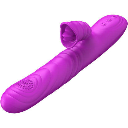 ARMONY - ANGELIA MULTIFUNCTION VIBRATOR WITH STIMULATING TONGUE AND VIOLET HEAT EFFECT