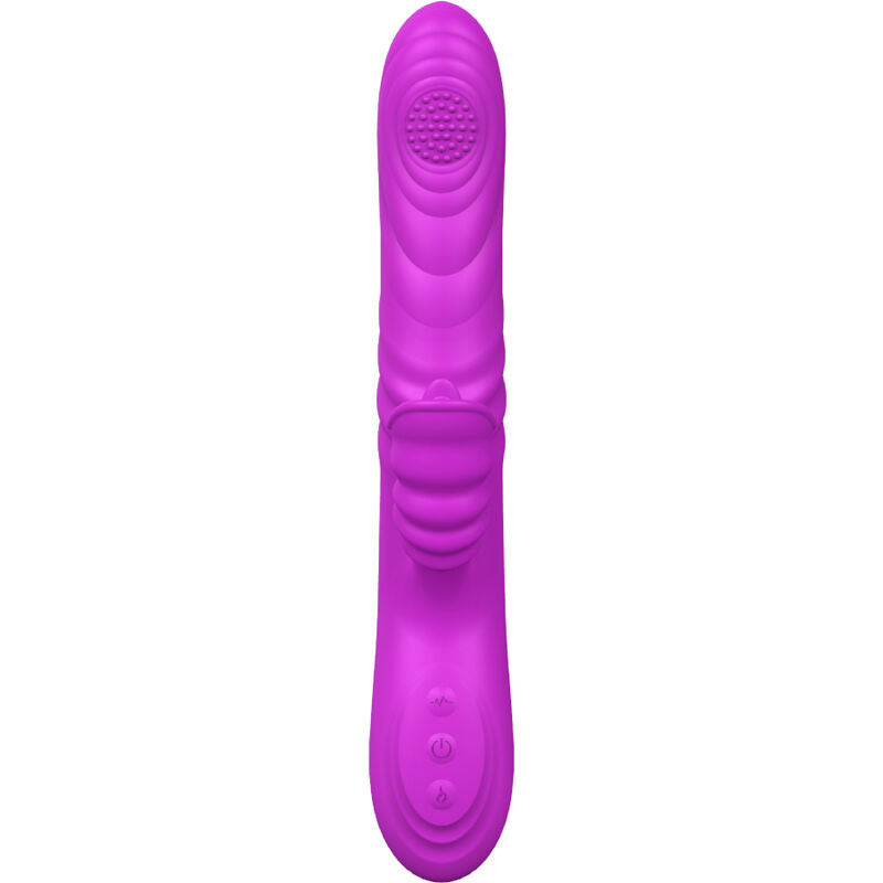 ARMONY - ANGELIA MULTIFUNCTION VIBRATOR WITH STIMULATING TONGUE AND VIOLET HEAT EFFECT