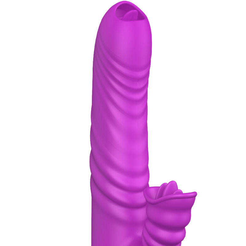 ARMONY - ANGELIA MULTIFUNCTION VIBRATOR DOUBLE TONGUE HEAT EFFECT VIOLET