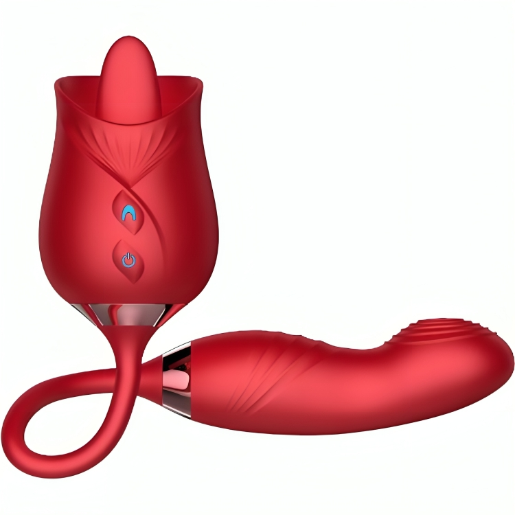 ARMONY - DELIGHT FLOWER VIBRATOR &amp; BUMPING WITH RED TONGUE