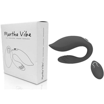 ARMONY - MARTHA VIBRATOR FOR COUPLES REMOTE CONTROL BLACK