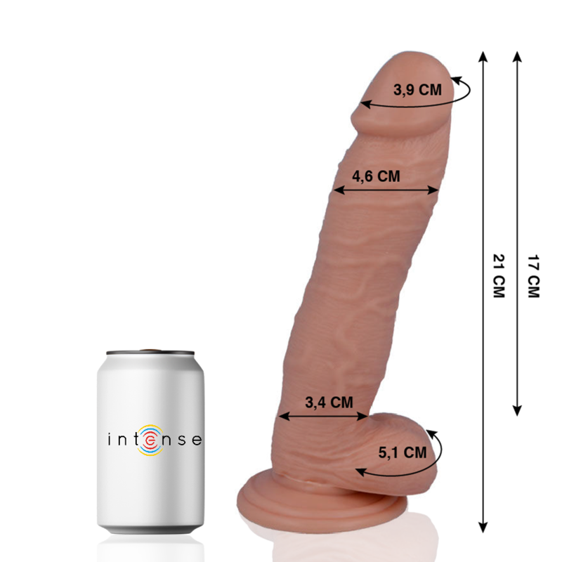 MR INTENSE - 24 REALISTIC PENIS 21 CM -O- 4.6 CM