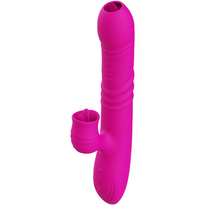 ARMONY - FANNY MULTIFUNCTION VIBRATOR DOUBLE TONGUE HEAT EFFECT FUCHSIA