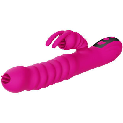 ARMONY - DOUBLE TONGUE RABBIT MULTIFUNCTION VIBRATOR WITH HEAT EFFECT FUCHSIA