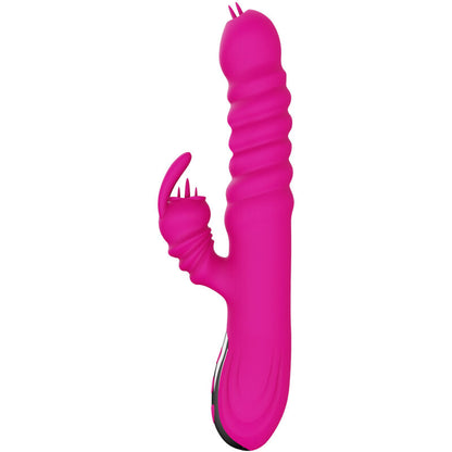 ARMONY - DOUBLE TONGUE RABBIT MULTIFUNCTION VIBRATOR WITH HEAT EFFECT FUCHSIA