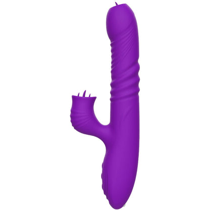 ARMONY - FULLY GSPOT VIBRATOR RABBIT WITH STIMULATING TONGUE VIOLET HEAT EFFECT